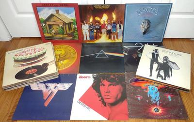 Sale Photo Thumbnail #23: (33) Vintage Classic Rock Vinyl Record Albums