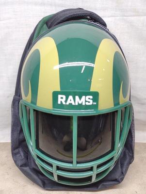 Sale Photo Thumbnail #477: Colorado Rams College Football Helmet Backpack New