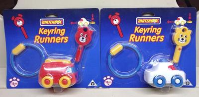 Sale Photo Thumbnail #319: Vintage Matchbox Keyring Runners Toddlers Toys