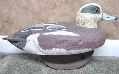 Sale Photo Thumbnail #41: Drake Wigeon Duck Decoy