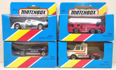 Sale Photo Thumbnail #263: 4 1980s Matchbox Cars in Boxes