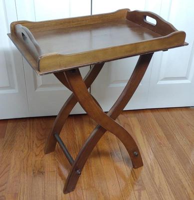 Sale Photo Thumbnail #137: Mid Century Butlers Folding Tray Table