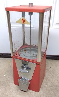 Sale Photo Thumbnail #10: Oak Mfg 1 Cent Gumball Machine
