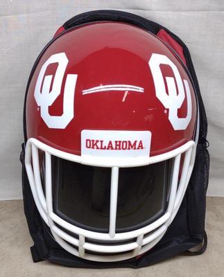 Sale Photo Thumbnail #485: Oklahoma Sooners College Football Helmet Backpack