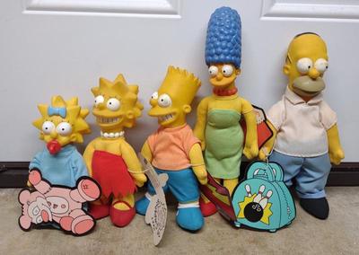 Sale Photo Thumbnail #20: 1990 Burger King Meet The Simpsons Toys Complete