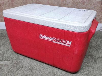 Sale Photo Thumbnail #588: Coleman Polylite 34 Cooler