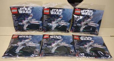 Sale Photo Thumbnail #136: 6 Sealed LEGO Star Wars X-Wing Starfighter 30654