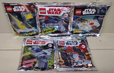 Sale Photo Thumbnail #140: 5 Sealed LEGO Star Wars Fighter Ship Mini Sets
