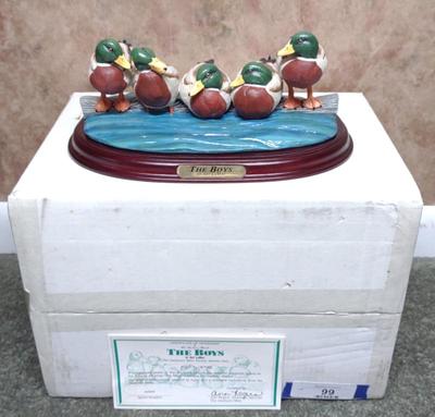 Sale Photo Thumbnail #103: The Boys Danbury Mint Duck Sculpture / Figure
