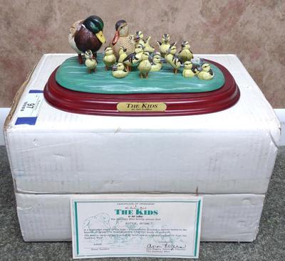 Sale Photo Thumbnail #101: The Kids Danbury Mint Duck Sculpture / Figure
