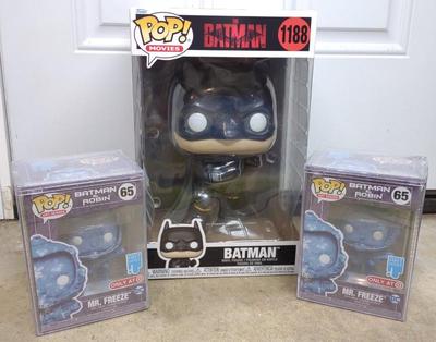 Sale Photo Thumbnail #219: 3 Batman Funko POP! Figures in Box