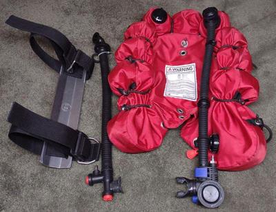 Sale Photo Thumbnail #192: OMS Dive BC Inflatable Wing w/ Accessories