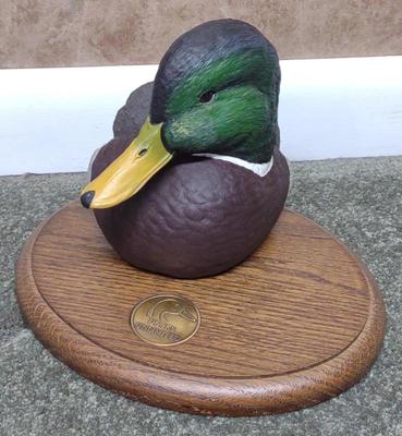 Sale Photo Thumbnail #65: Ducks Unlimited Mallard Drake Duck Head Sculpture
