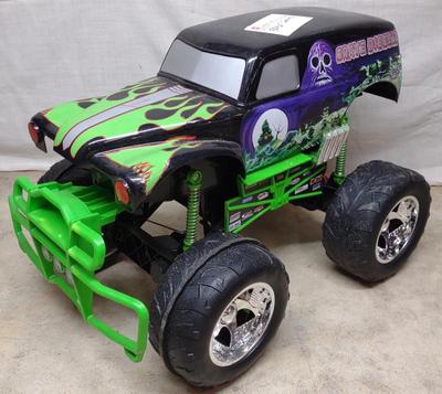 Sale Photo Thumbnail #339: 2003 Tyco Large RC Grave Digger Monster Truck Toy