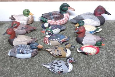 Sale Photo Thumbnail #83: Miniature Duck Decoy Figurines