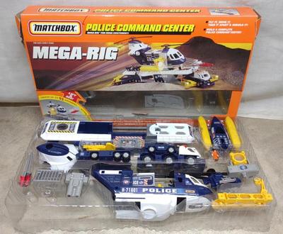 Sale Photo Thumbnail #52: Matchbox Police Command Center Mega Rig Set 34497