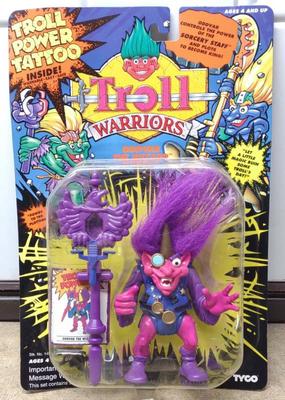Sale Photo Thumbnail #229: Sealed Tyco Troll Warriors Oddvar The Wizard