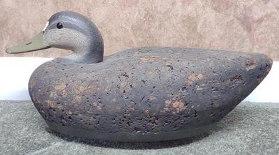 Sale Photo Thumbnail #43: Cork Black Duck Decoy