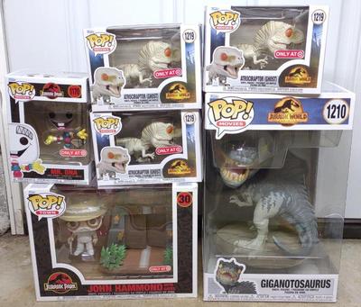 Sale Photo Thumbnail #209: (6) Jurassic World Funko POP! Figures In Box