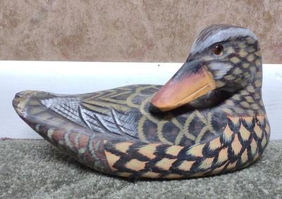 Sale Photo Thumbnail #59: Folk Art Style Duck Decoy