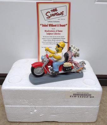 Sale Photo Thumbnail #405: The Simpson's Rebel With Out A Doughnut Figurine