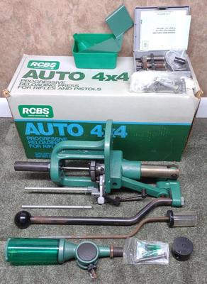 Sale Photo Thumbnail #95: RCBS Auto 4x4 Ammo Reloading Press (Complete)