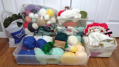 Sale Photo Thumbnail #125: Skeins of Yarn - D