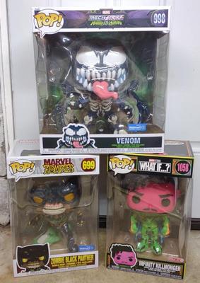 Sale Photo Thumbnail #205: 3 Large Marvel Funko POP! Figures in Box