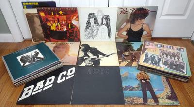 Sale Photo Thumbnail #25: (40) Vintage Classic Rock Vinyl Record Albums