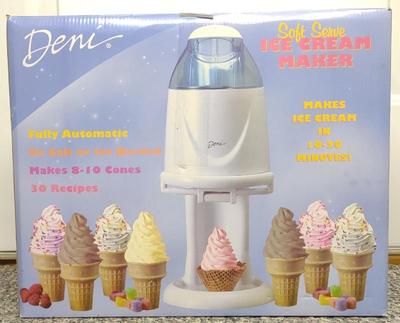 Sale Photo Thumbnail #430: Deni Soft Serve Ice Cream Maker In Box