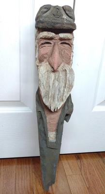 Sale Photo Thumbnail #322: Driftwood Sailor Sculpture (Artist Signed)