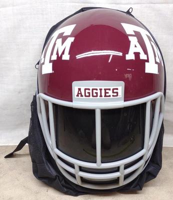 Sale Photo Thumbnail #479: Texas Aggies College Football Helmet Backpack New