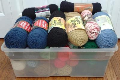 Sale Photo Thumbnail #119: Skeins of Yarn - A