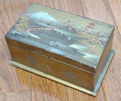 Sale Photo Thumbnail #476: Vintage Hand Crafted Japanese Trinket Box