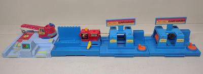 Sale Photo Thumbnail #307: 1980s Matchbox Motorcity Car Wash, Gas & Crane Set
