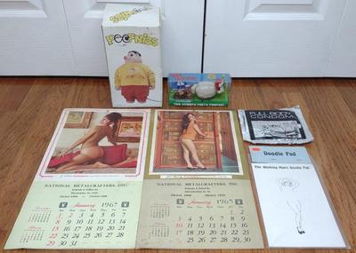 Sale Photo Thumbnail #296: 6 Vintage Risque Novelty Items