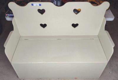 Sale Photo Thumbnail #31: Handmade Wooden Storage Chest Bench