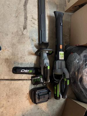 GO Cordless Leaf blower and hedger