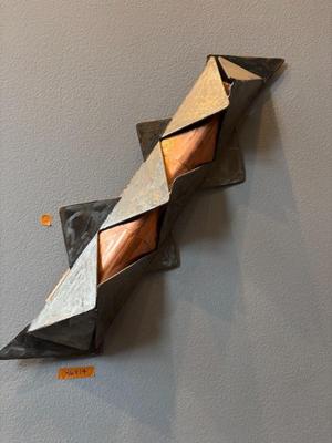 Mixed Metal wall sculpture
