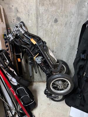 Golf Bag Wheeled Carrier