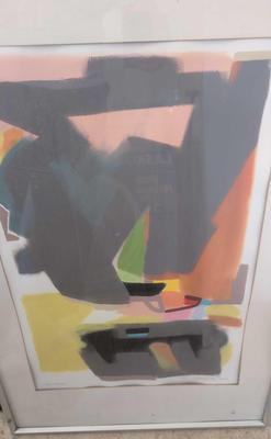 PAINTING TITLED "GREY THREAT" BY DAVID MACINNES