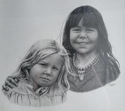 TWO GIRLS PORTALS BY CAT DEUTER