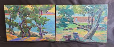 RAINY DAY RUN & BANDOL, FRANCE BY DAVID MACINNES