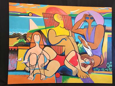 EVENING AT THE BEACH BY DAVID MACINNES