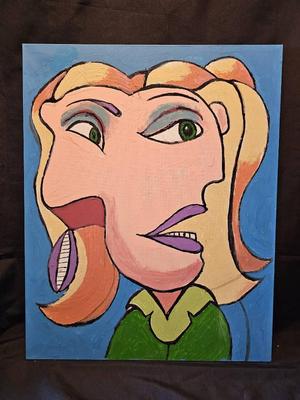 COLORFUL ABSTRACT FACE 2023