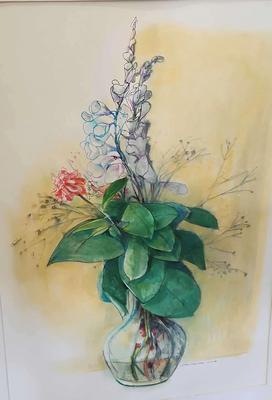 POTTED FLOWERS BY DAVID MACINNES