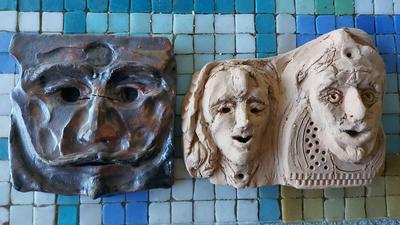 HANDMADE CERAMIC FACES 