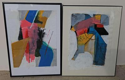 COLOR SYNAPSE #7 AND SAFE AREA PAINTINGS