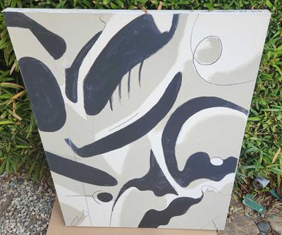 THOR HAMMER #4 BY DAVID MACINNES ORIGINAL PAINTING