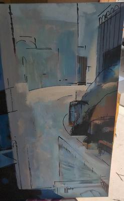 SOMBER PAINTING BY DAVID MACINNES